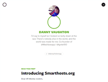 Tablet Screenshot of dannyvaughton.com